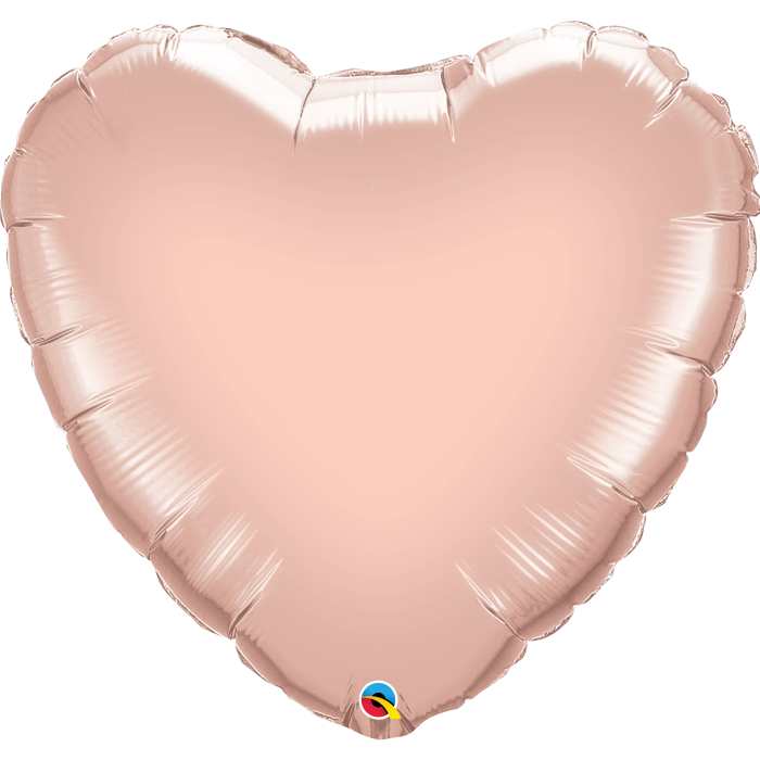 36'' Rose Gold Heart