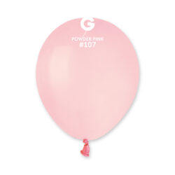 Solid Balloon Powder Pink #107 - 5 in.