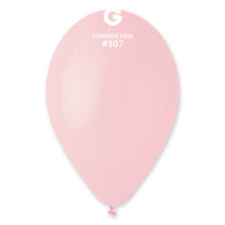 Solid Balloon Powder Pink #107 - 12 in.
