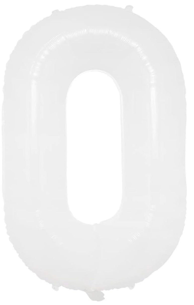 32" White Number (Choose your number below)