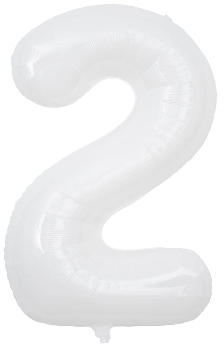 32" White Number (Choose your number below)