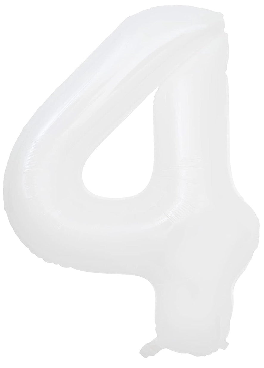32" White Number (Choose your number below)