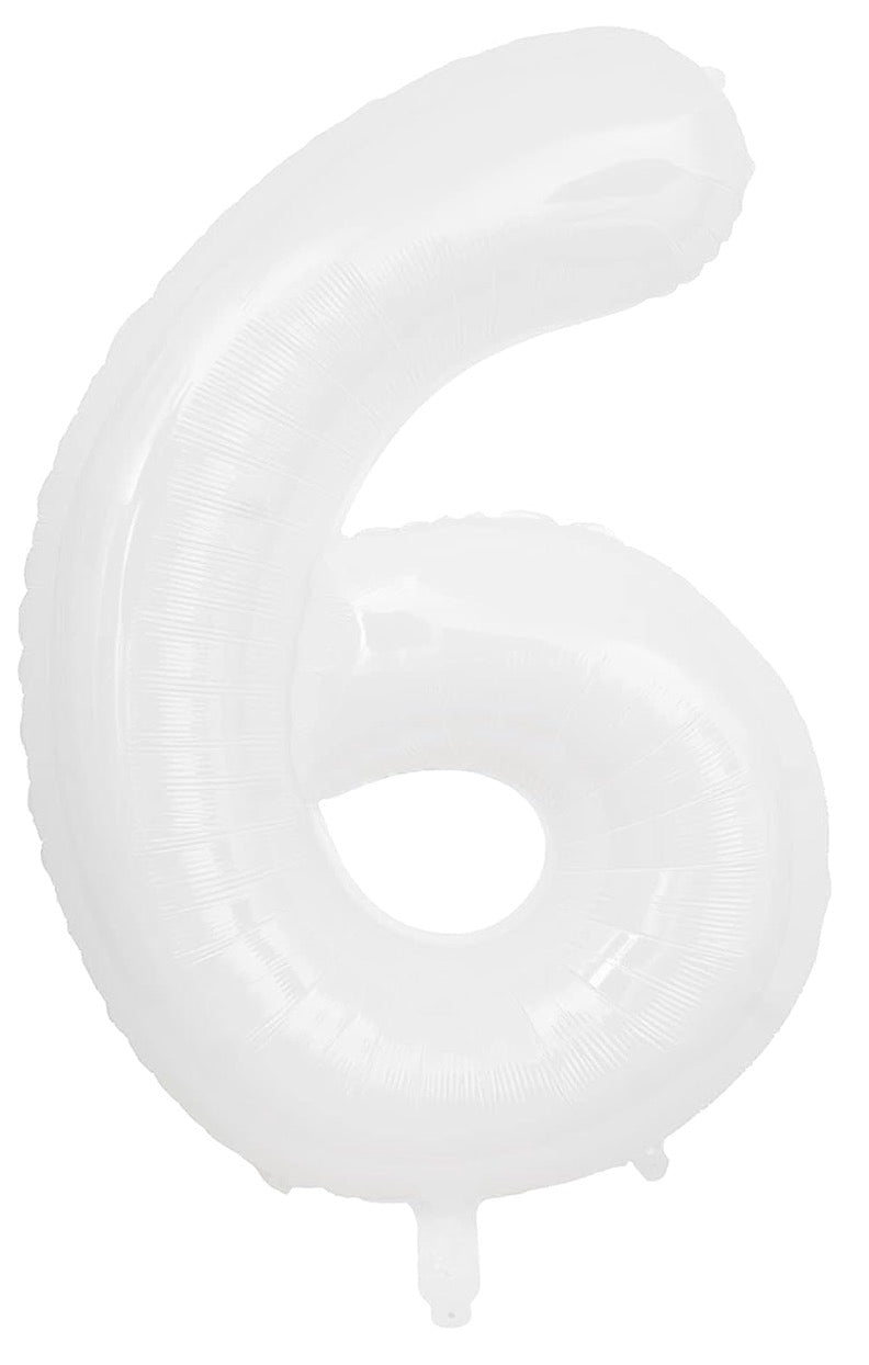 32" White Number (Choose your number below)