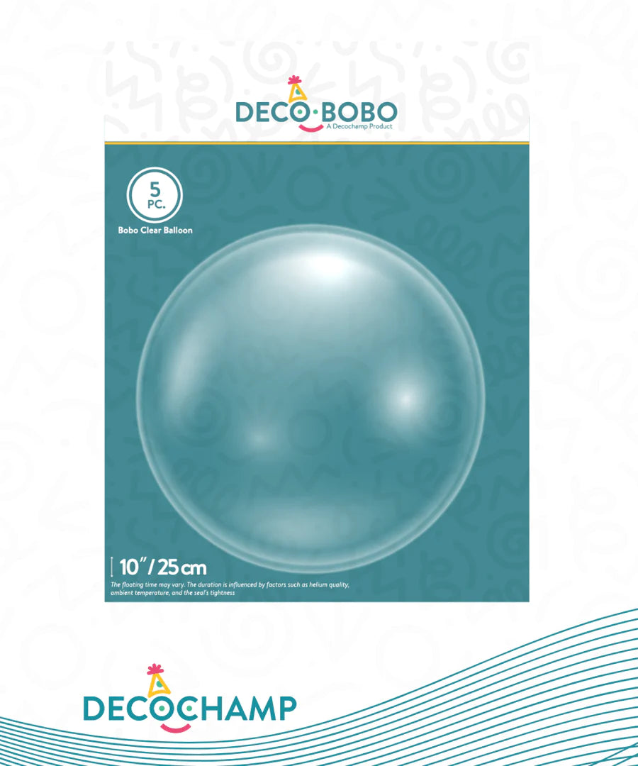 DecoBobo - DECOCHAMP -Clear Bubble (Choose Size)