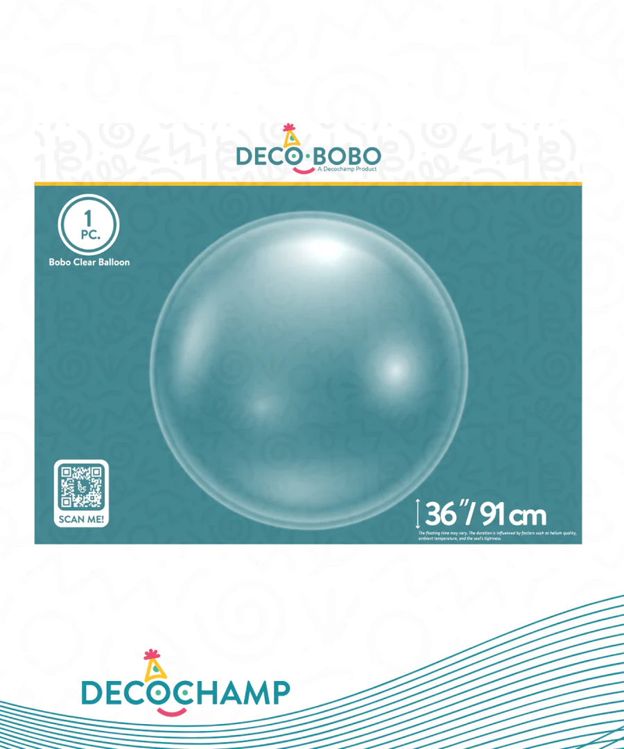 DecoBobo - DECOCHAMP -Clear Bubble (Choose Size)