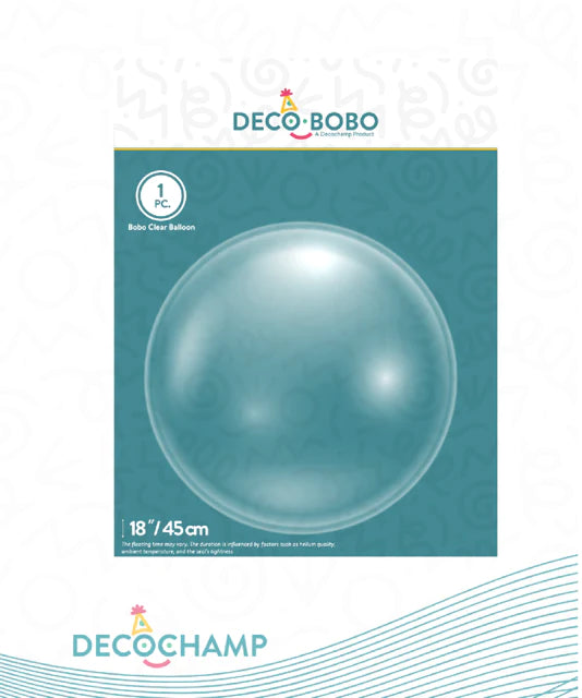 DecoBobo - DECOCHAMP -Clear Bubble (Choose Size)