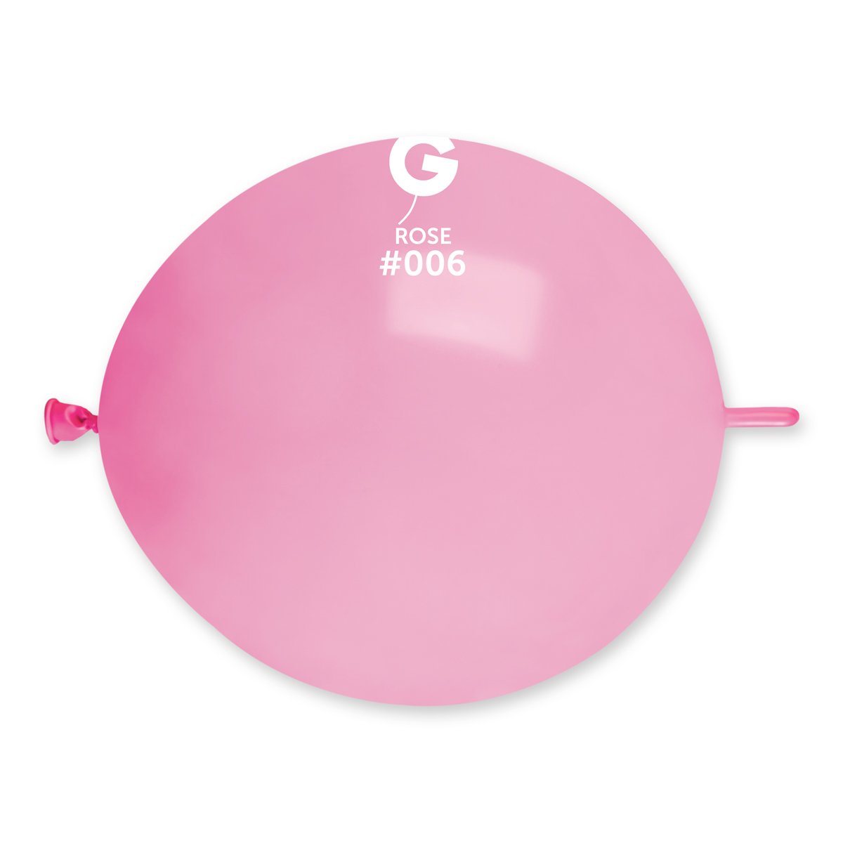 Solid Balloon Rose G-Link 13 in.
