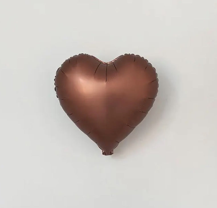 17" - 18" Heart Shaped Foil Balloon - (Choose Color below)