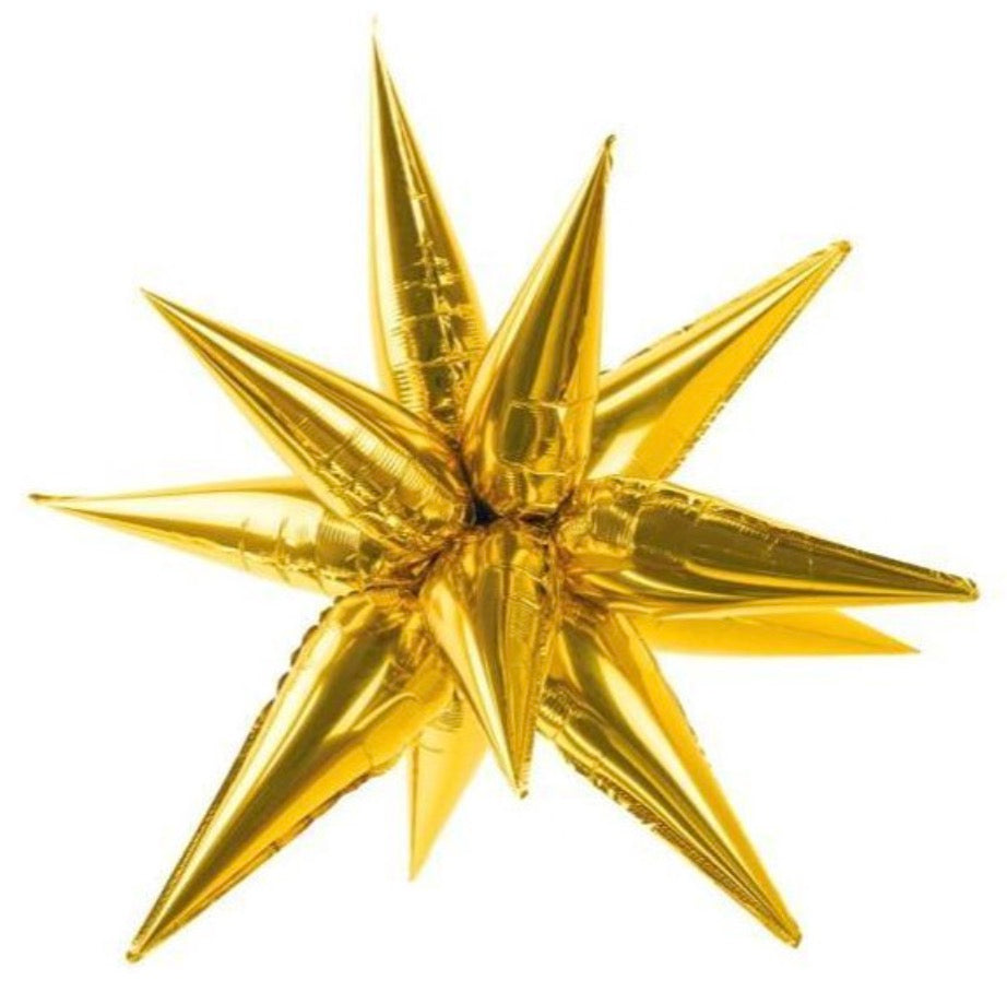 40" StarBurst 3D Foil Balloon UNIQUE Brand - JUMBO - Choose Your Color