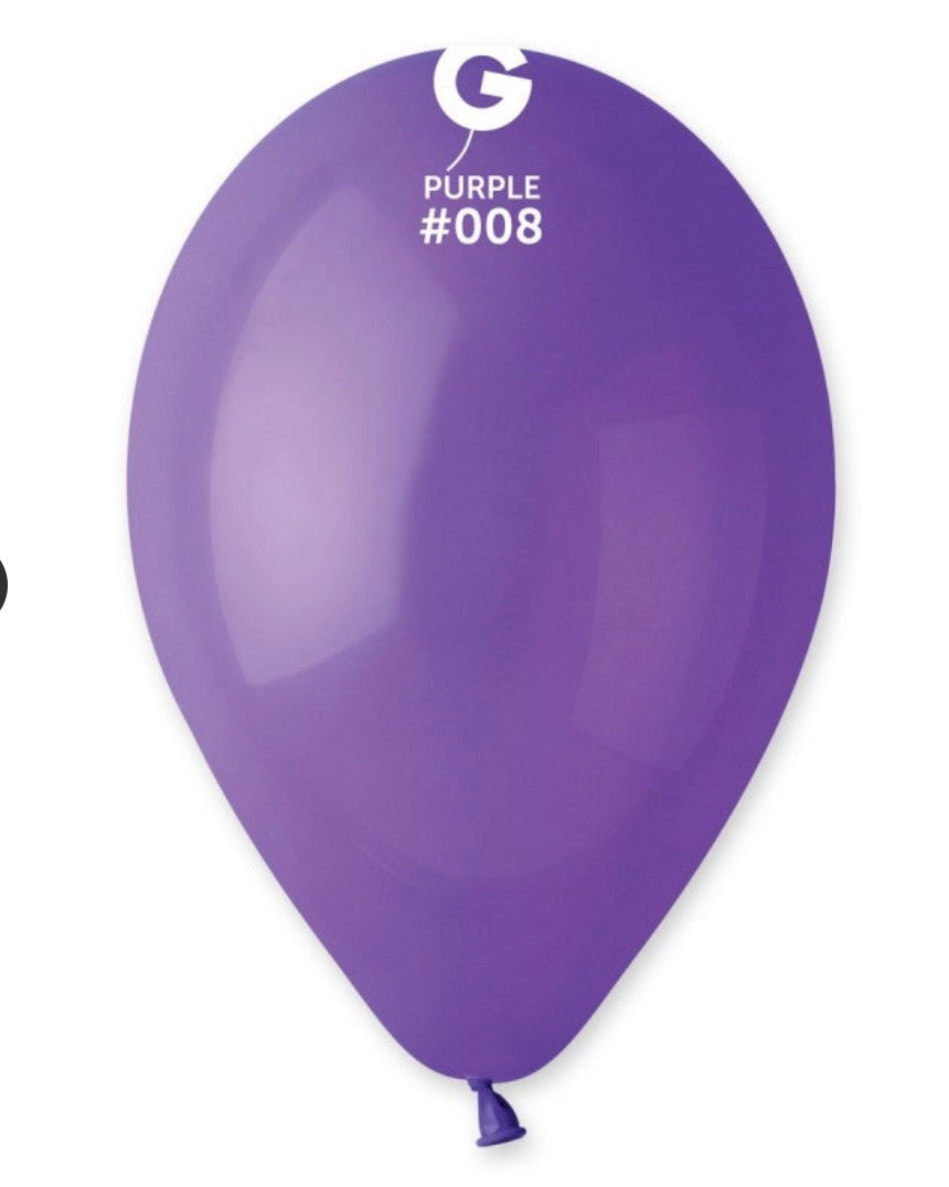 Solid Balloon Assorted #080 - 12 in.