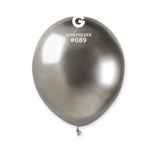 Shiny Silver #089 Balloon 5 in.