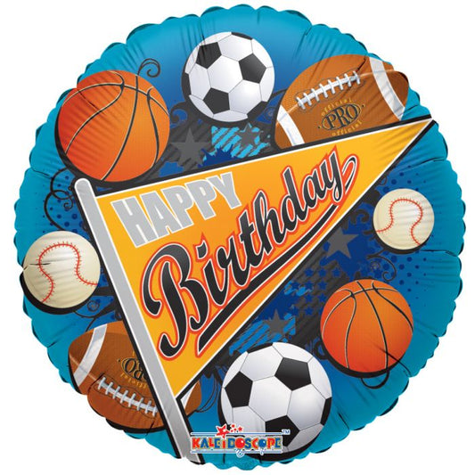 18" Sports Pennant B'day