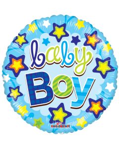 18" Baby Boy Stars Blue