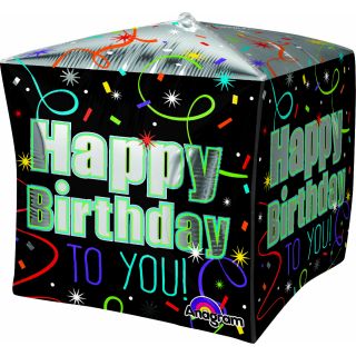 15" Brilliant Birthday Cubez
