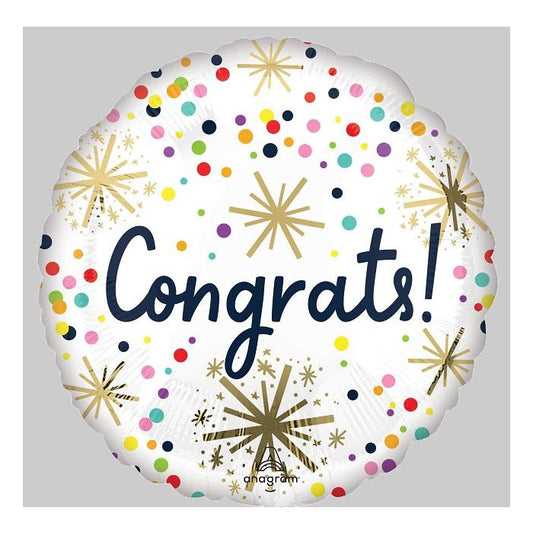 18" Congrats Confetti Sprinkles
