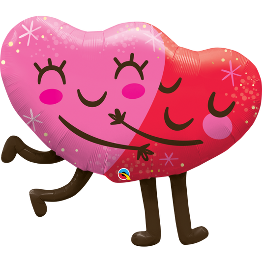 36'' Hugging Hearts