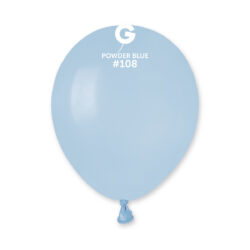 Solid Balloon Powder Blue #108 - 5 in.