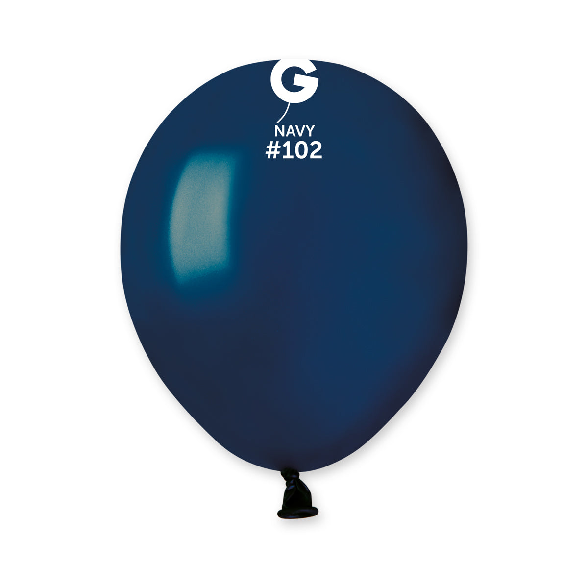 Solid Balloon Navy #102 - 5in