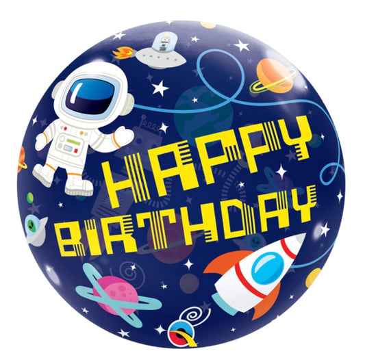 22" Outer Space Astronaut Bubble