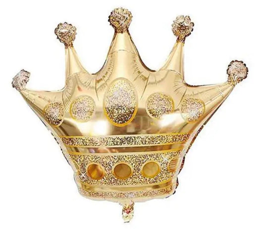 25" Gold Crown Foil  Balloon
