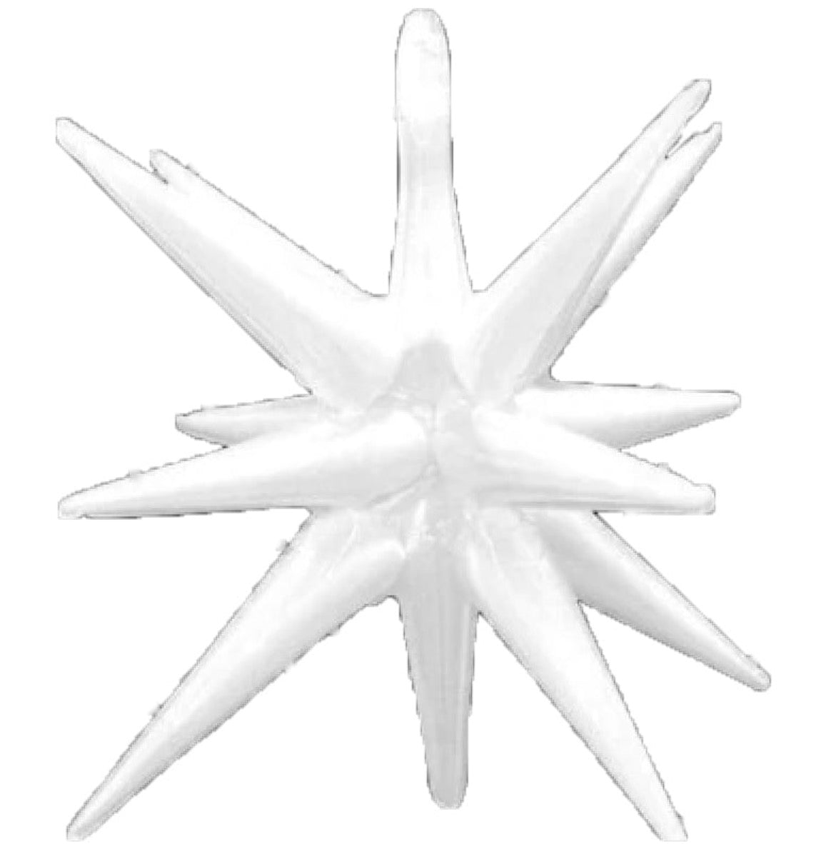 22" Starburst 3D Foil Balloon with 14 Star Points - SMALL (Choose Color)