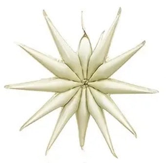 22" Siamese Starburst 3D Foil Star with 22 Star Points (Choose Color)