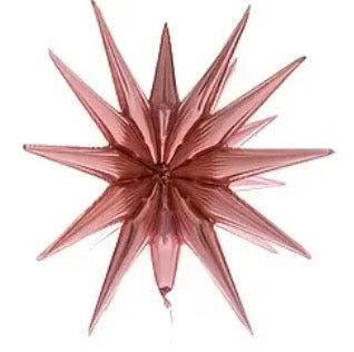 22" Siamese Starburst 3D Foil Star with 22 Star Points (Choose Color)