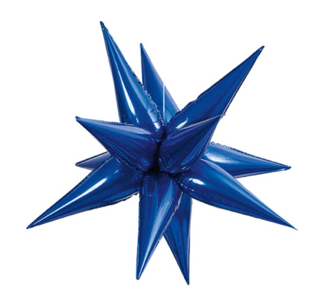 40" Starburst 3D Foil Balloon Lā Fete or Decochamp Brand - JUMBO (Choose Color)