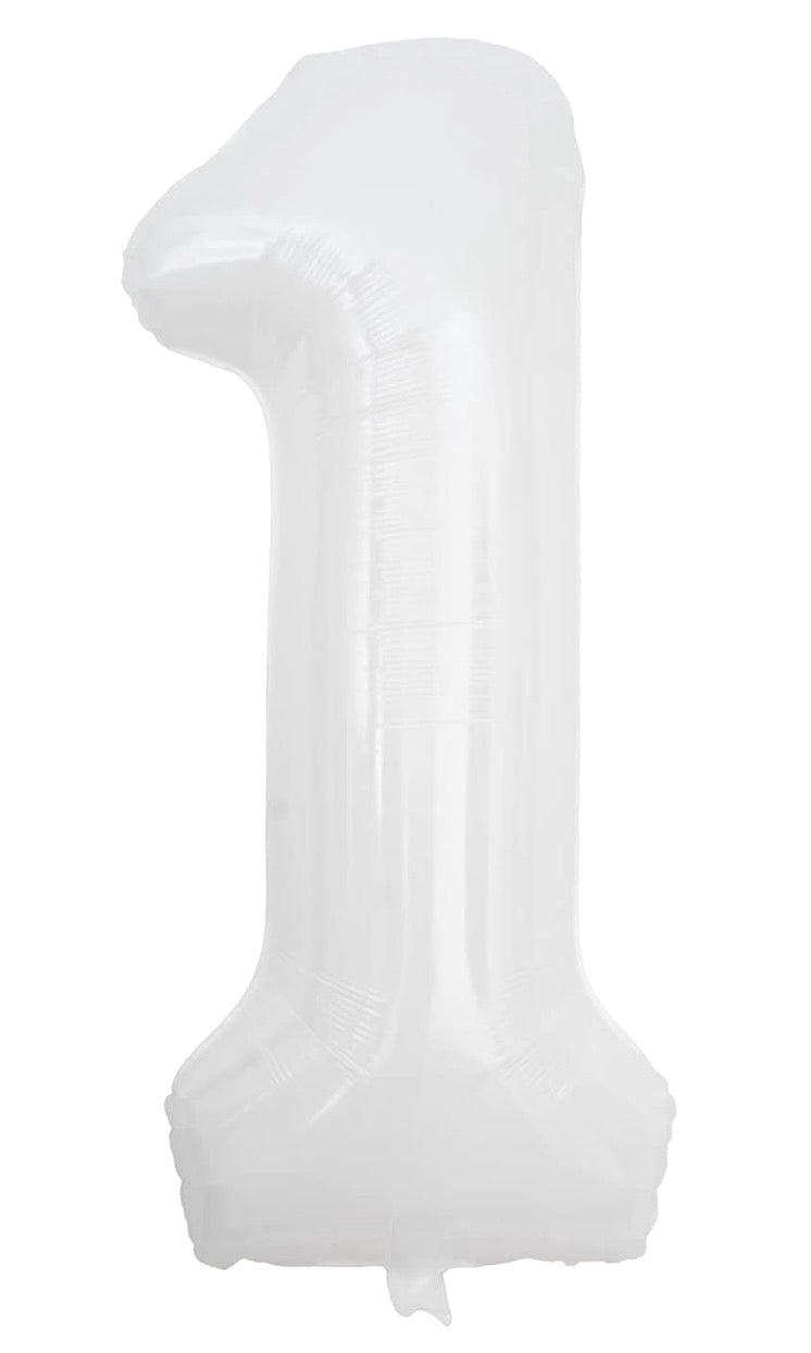 32" White Number (Choose your number below)