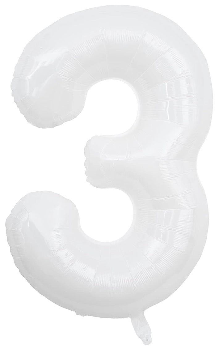 32" White Number (Choose your number below)