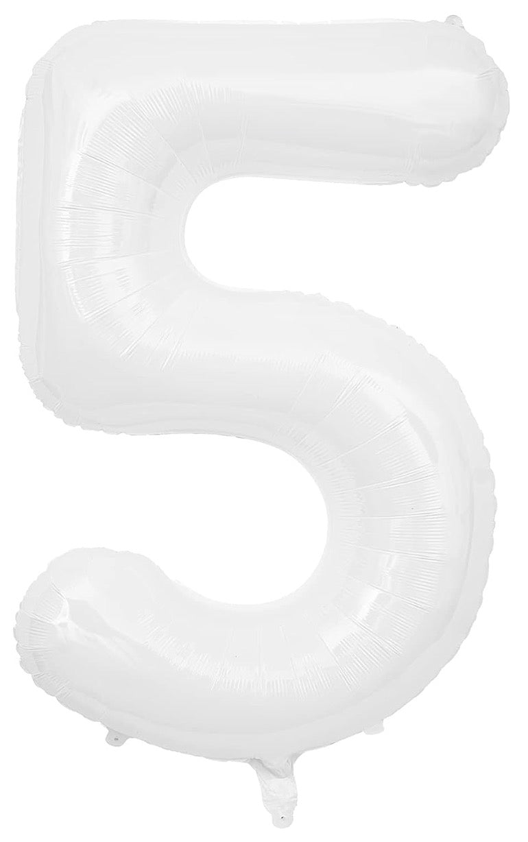 32" White Number (Choose your number below)