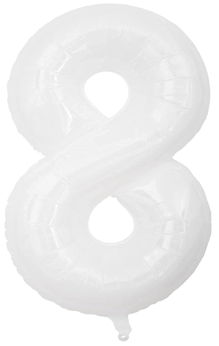 32" White Number (Choose your number below)