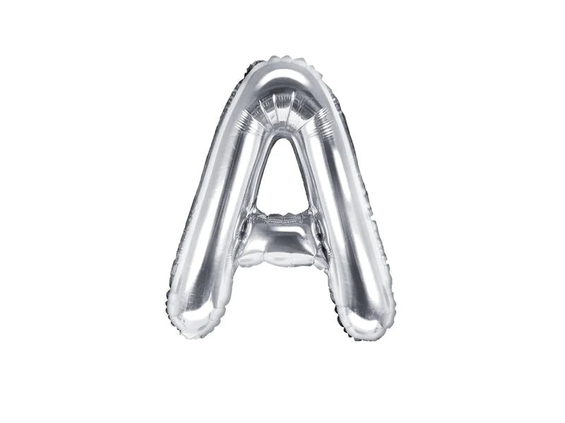 14" Silver Foil Letters (A to Z)