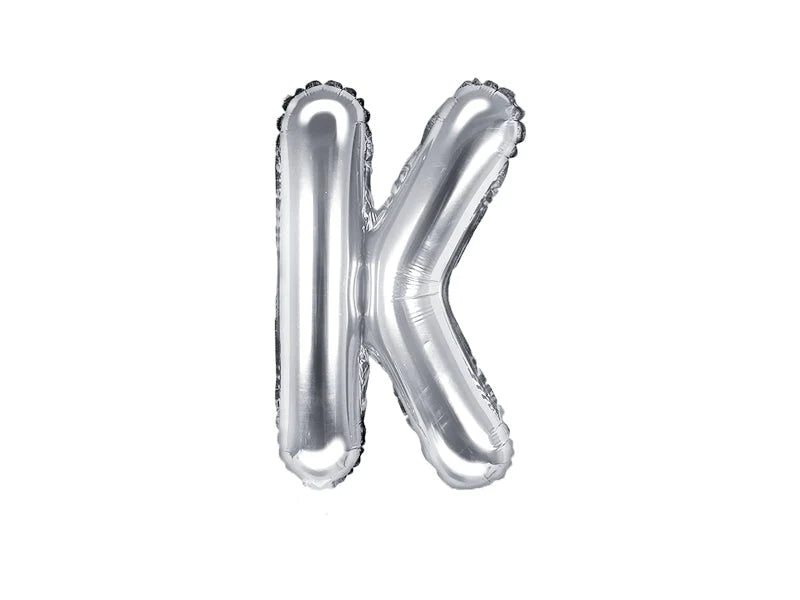 14" Silver Foil Letters (A to Z)