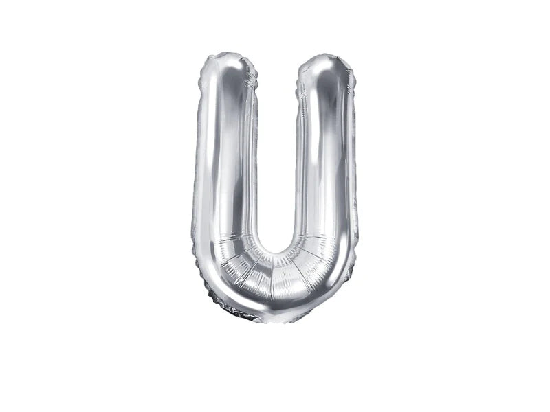 14" Silver Foil Letters (A to Z)