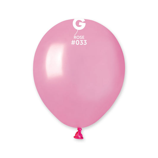 Metallic Balloon Rose #033 - 5 in.