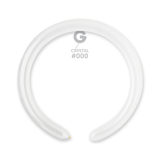 Crystal Balloon Clear #000 2 in.