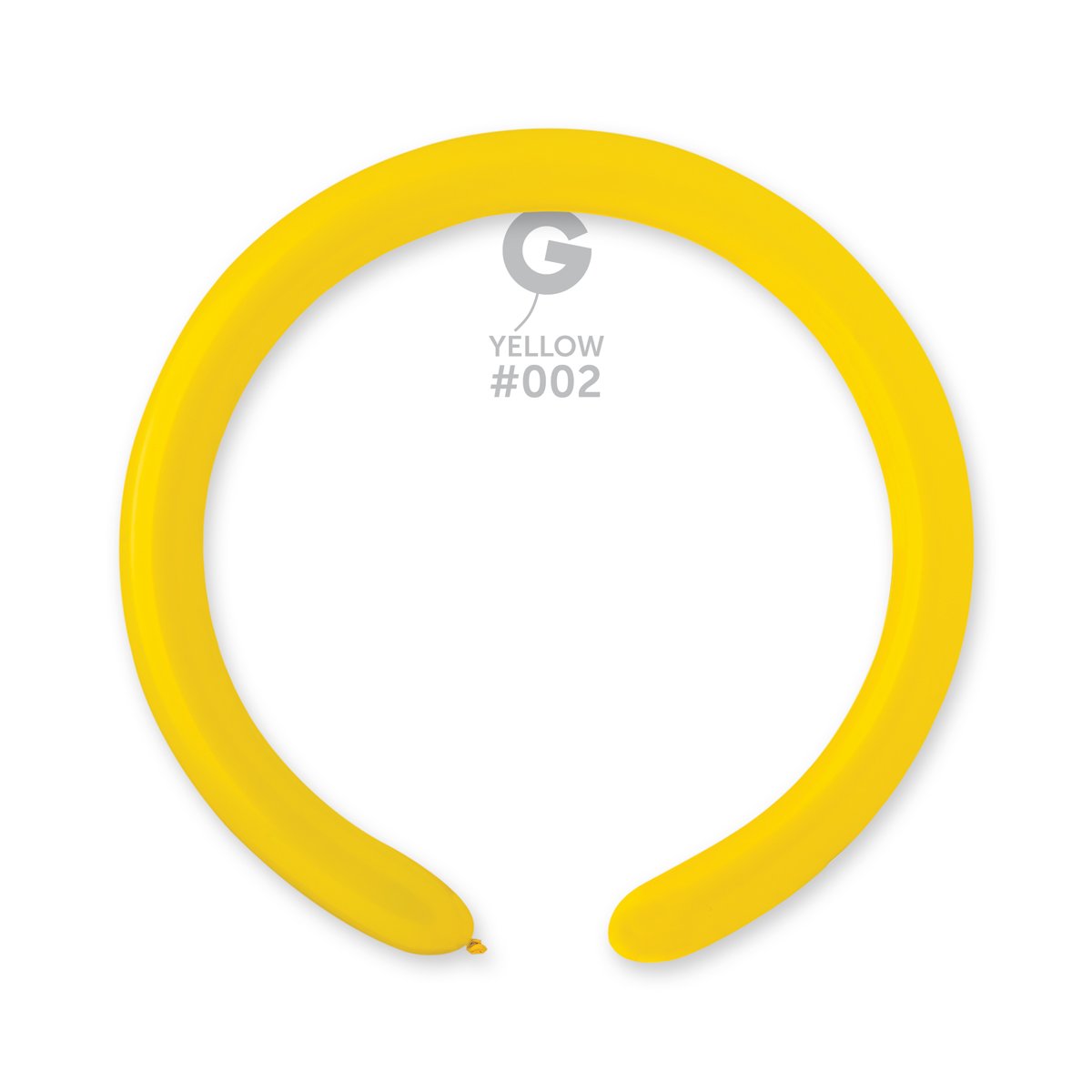 Solid Balloon Yellow #002 2 in.