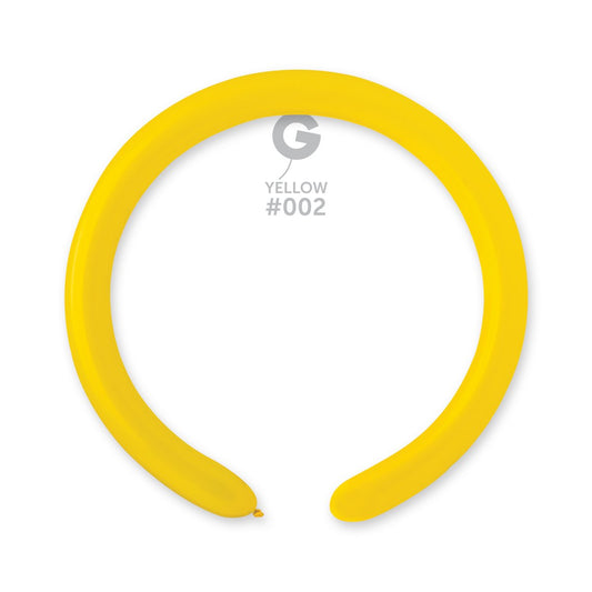 Solid Balloon Yellow #002 2 in.