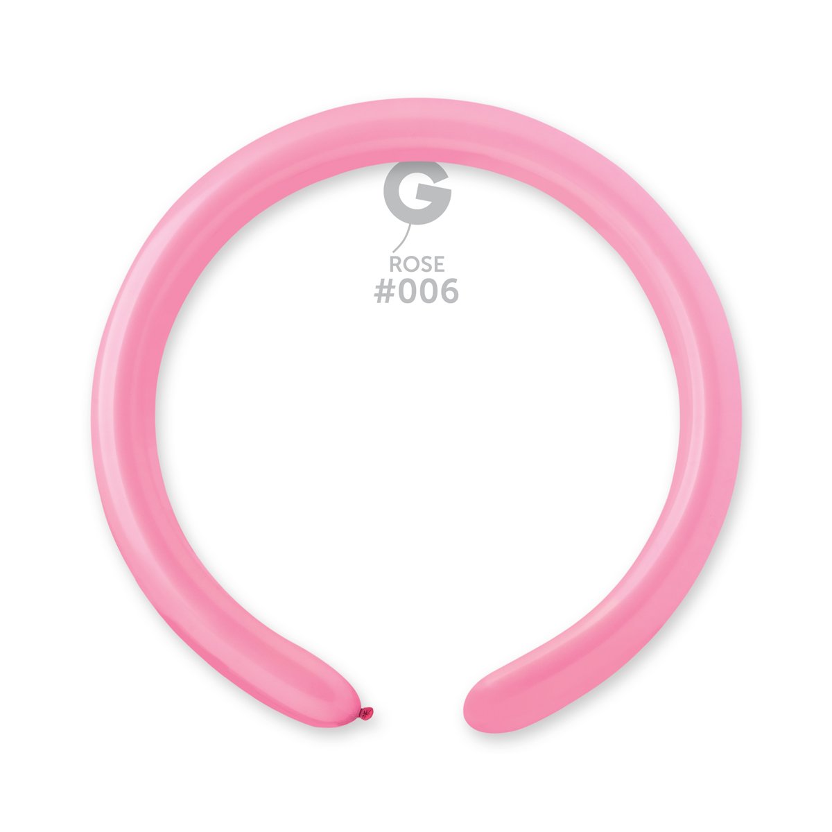 Solid Balloon Rose #006 2 in.