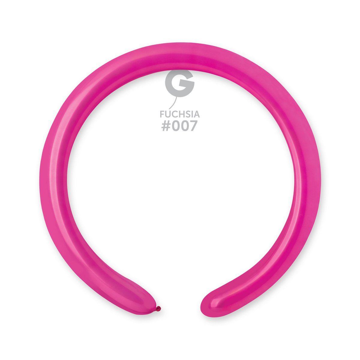 Solid Balloon Fuchsia #007 2 in.