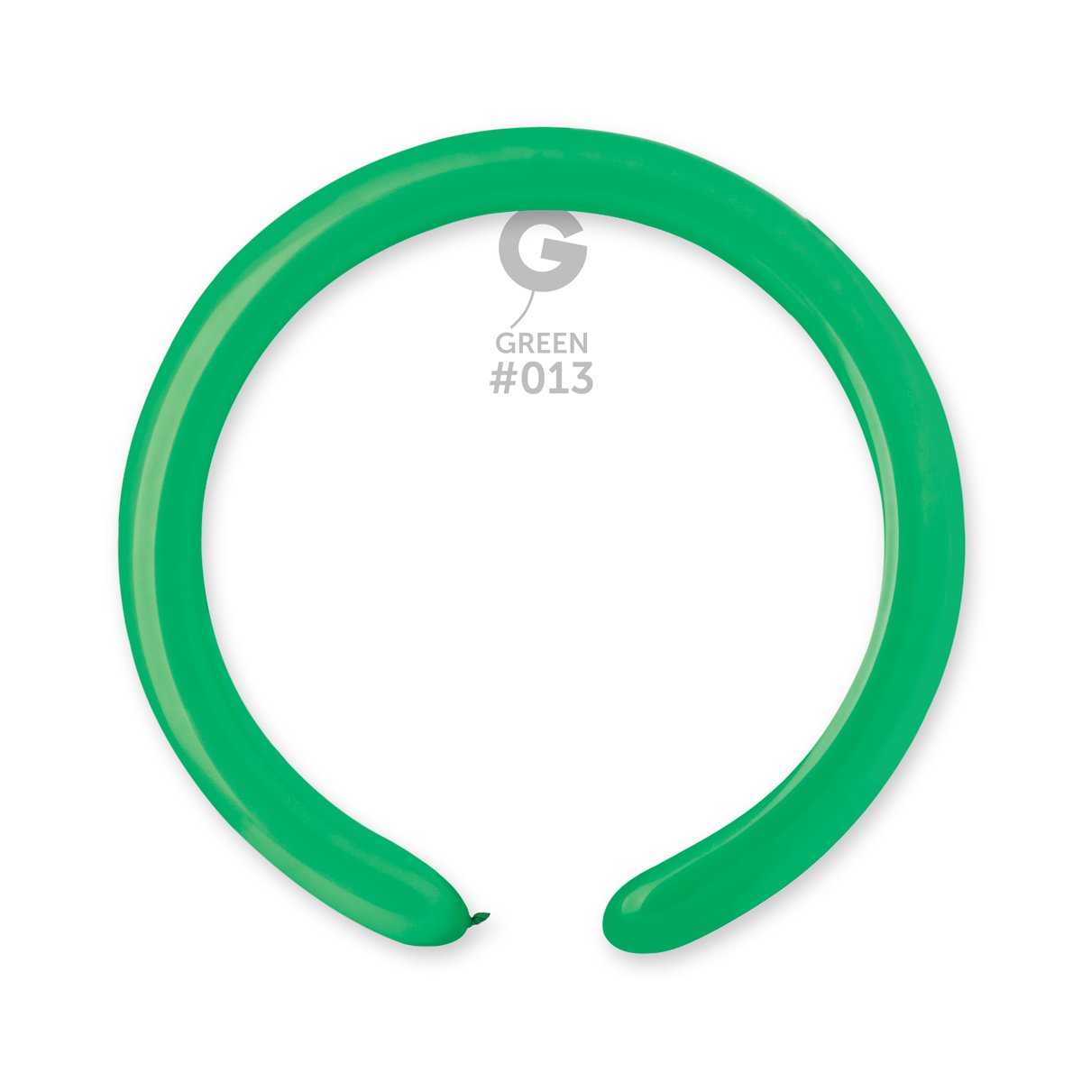 Solid Balloon Green #013 2 in.