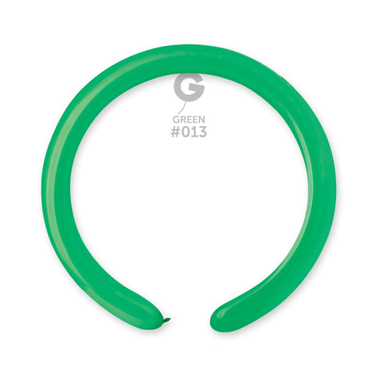 Solid Balloon Green #013 2 in.