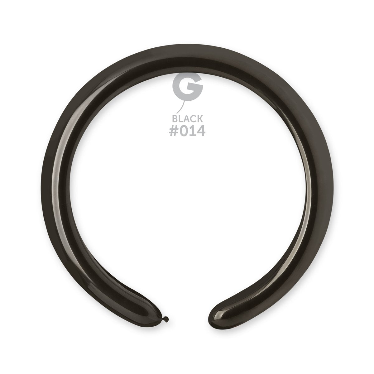 Solid Balloon Black #014 2 in.