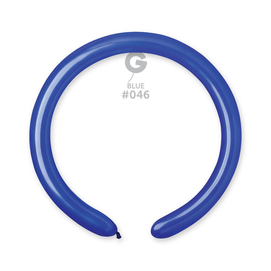 Solid Balloon Blue #046 2 in.