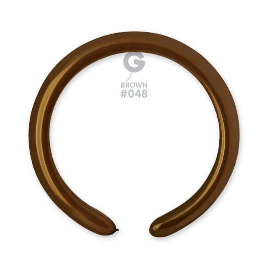 Solid Balloon Brown 2 in.