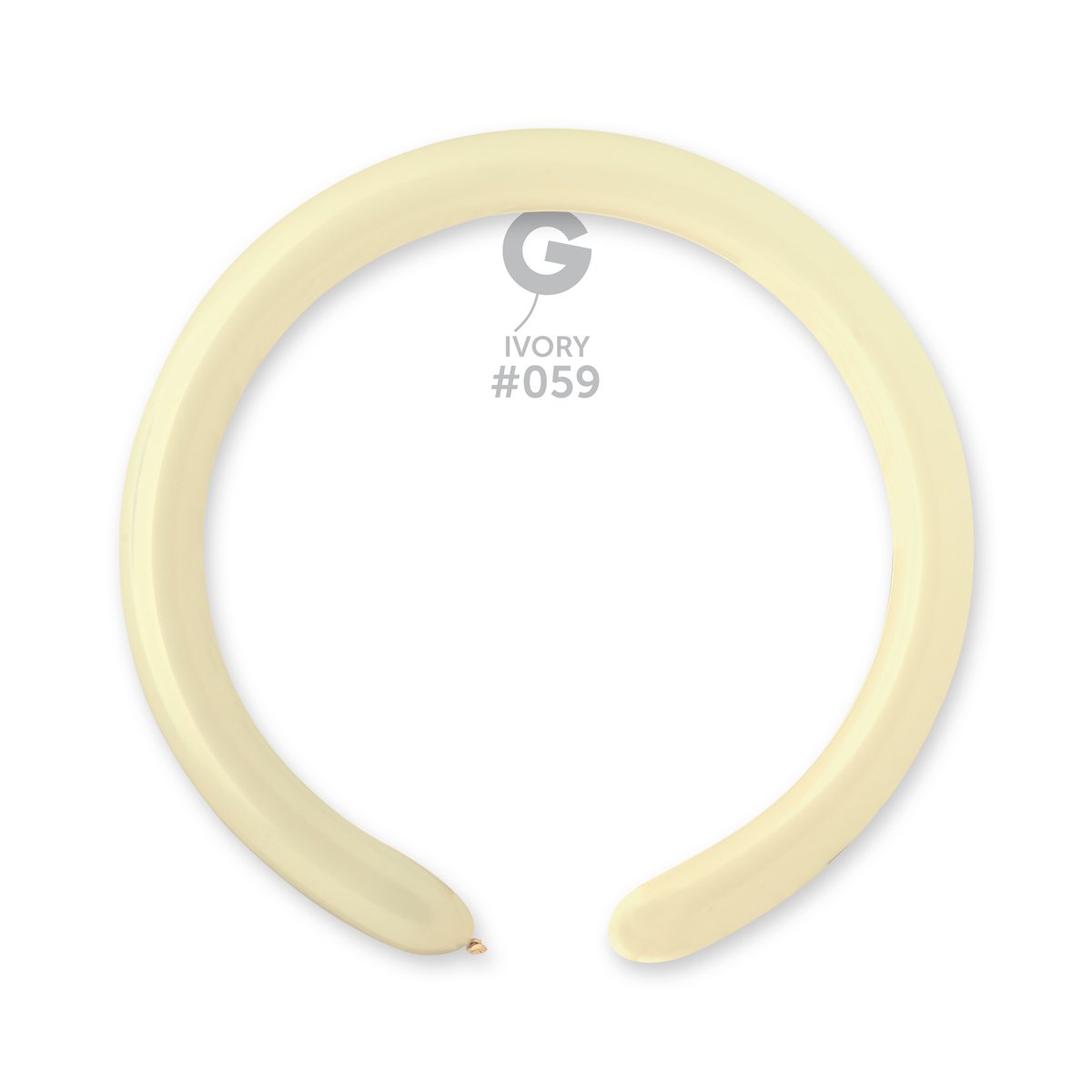 Solid Balloon Ivory #059 2 in.