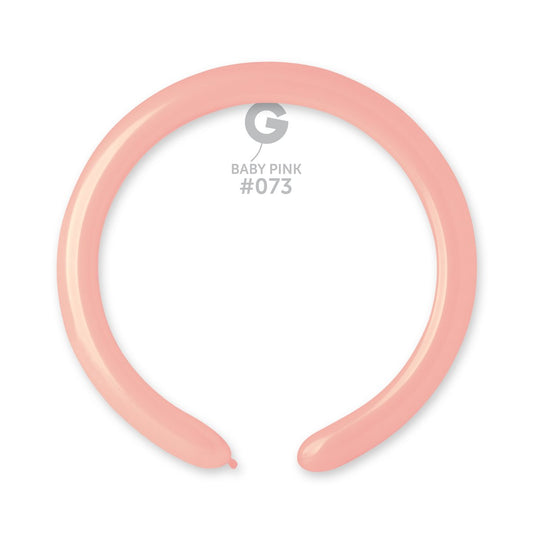 Solid Balloon Baby Pink #073 2 in.