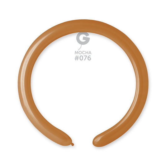 Solid Balloon Mocha 2 in.