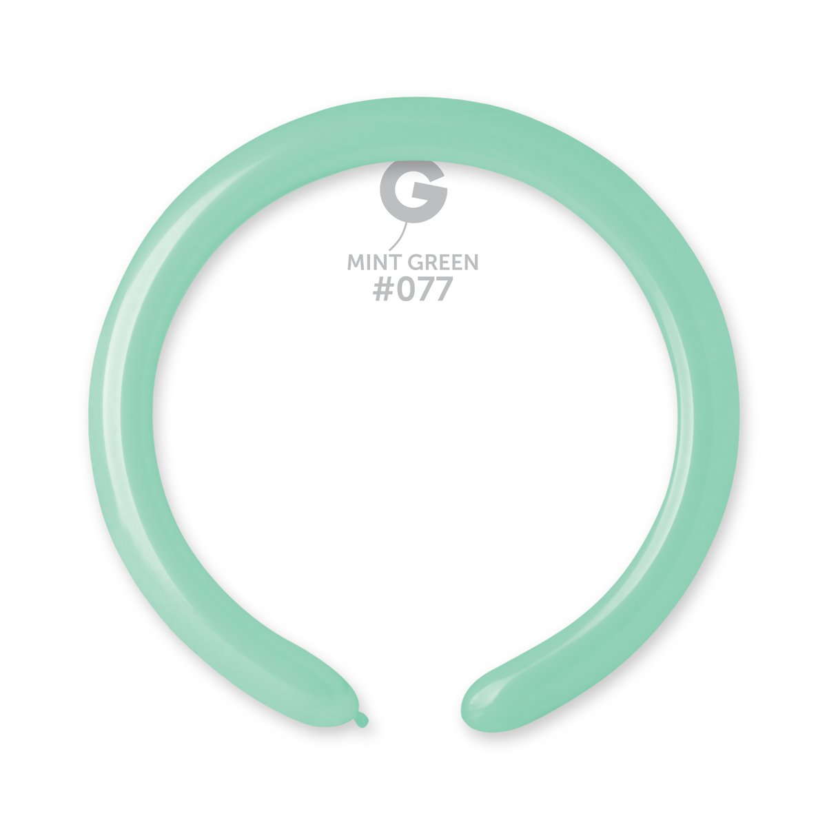 Solid Balloon Mint Green #077 2 in.